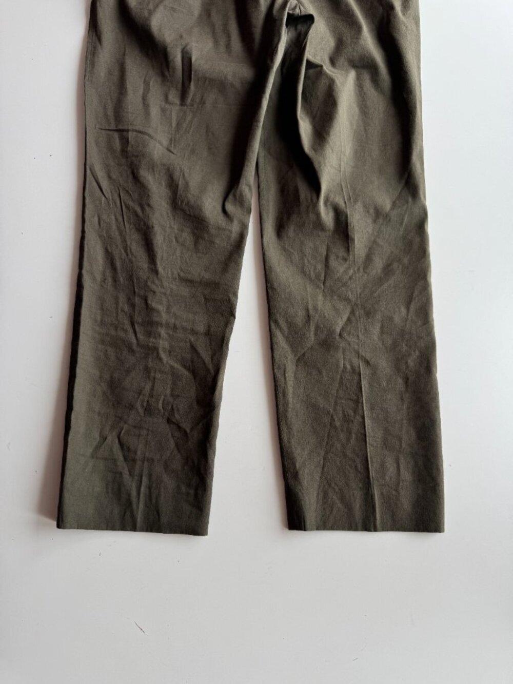 2pc THEORY Eco Crunch Olive Green Linen Blend Chino Blazer Suit Set, Size 2/4 - Picture 14 of 16